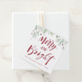 Merry & Bright | クリスマス ギフトタグ フェイバータグ (インサイチュ)