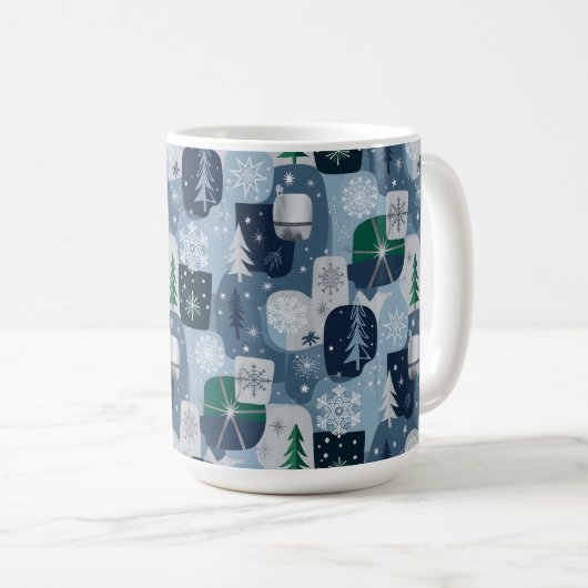 Merry & Bright コーヒーマグカップ (正面右)