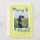 Merry & Bright シーズンカード (正面)