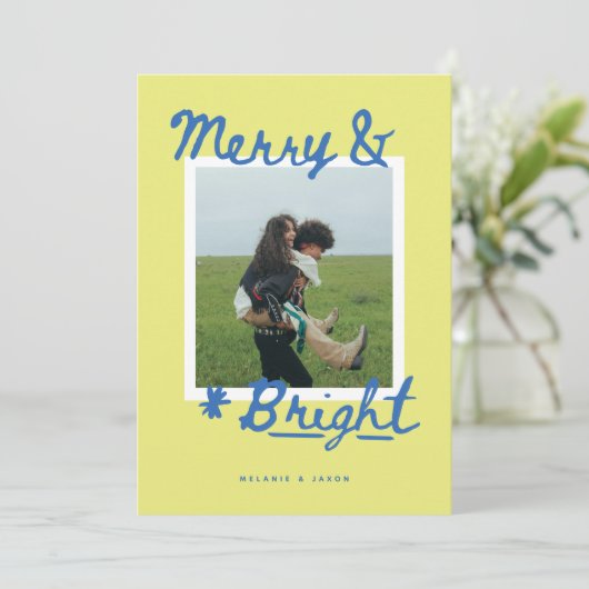 Merry & Bright シーズンカード (スタンド正面)