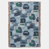 Merry & Bright スローブランケット (正面縦)