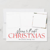 Merry&Bright 現代カリグラフィー 2023 カレンダー (正面)