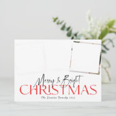 Merry&Bright 現代カリグラフィー 2023 カレンダー (スタンド正面)