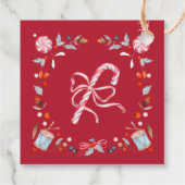 Merry & Bright Christmas フェイバータグ (裏面)