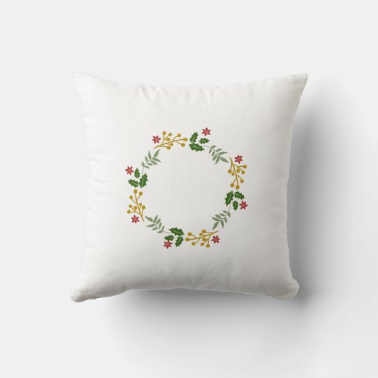 Merry & Bright Christmas Bear Cushion  クッション (裏面)