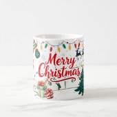 Merry & Bright Christmas Classic & Festive Mugs コーヒーマグカップ (中央)