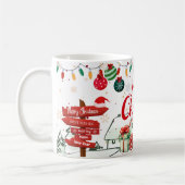 Merry & Bright Christmas Classic & Festive Mugs コーヒーマグカップ (左)