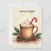 Merry & Bright Christmas Coffee カード (正面)