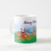 Merry & Bright Christmas Mug コーヒーマグカップ (正面左)