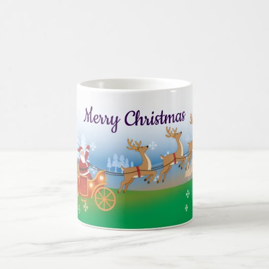 Merry & Bright Christmas Mug コーヒーマグカップ (中央)