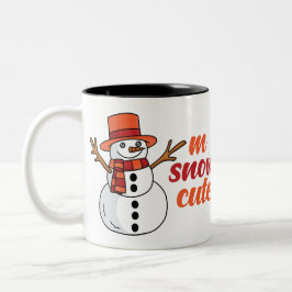 Merry & Bright Christmas Mug ツートーンマグカップ