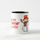 Merry & Bright Christmas Mug ツートーンマグカップ (中央)