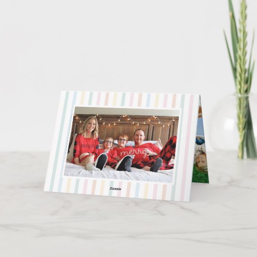 Merry & Bright Christmas Photo 招待状 (裏面)