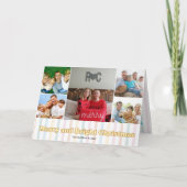 Merry & Bright Christmas Photo 招待状 (正面)