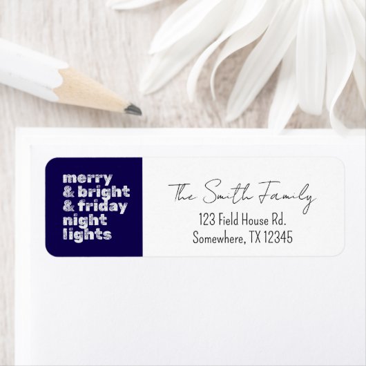 Merry & Bright & Friday Night Lights Label ラベル (インサイチュ)