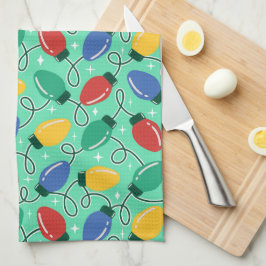 Merry & Bright Lights キッチンタオル