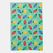 Merry & Bright Lights キッチンタオル (縦)