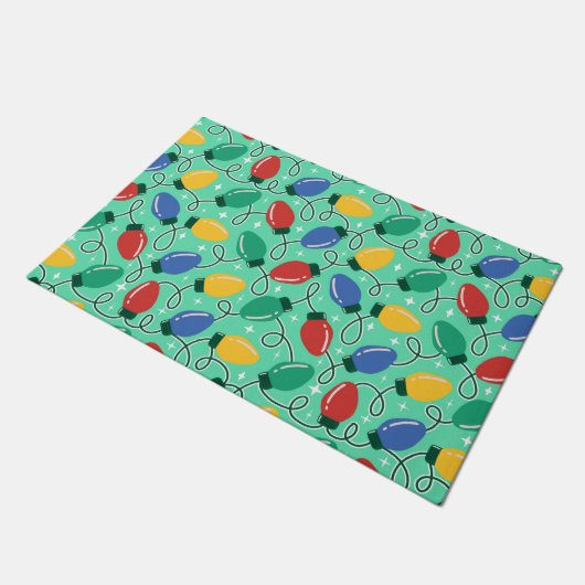 Merry & Bright Lights ドアマット (アングル)