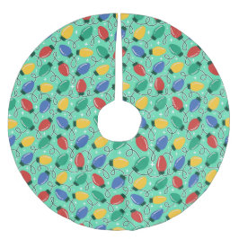 Merry & Bright Lights ブラッシュドポリエステルツリースカート