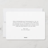 Merry & Bright Newlywed First Married Christmas シーズンカード (裏面)