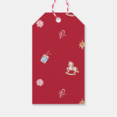 Merry & Bright Nutcracker Mouse Christmas ギフトタグ (裏面)