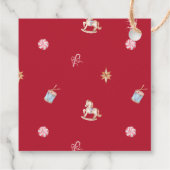 Merry & Bright Nutcracker Mouse Christmas フェイバータグ (裏面)