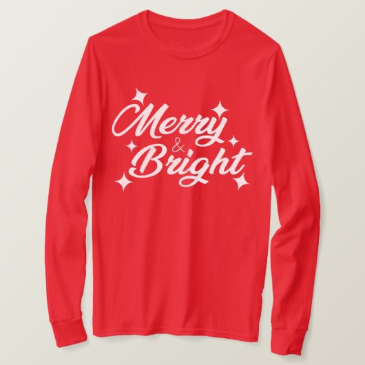 Merry & Bright Sweater Tシャツ (デザイン正面)