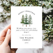 Merry & Bright – Watercolor Forest Christmas 招待状