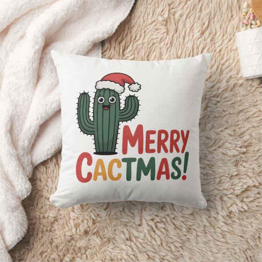 Merry Cactmas クッション (ブランケット)