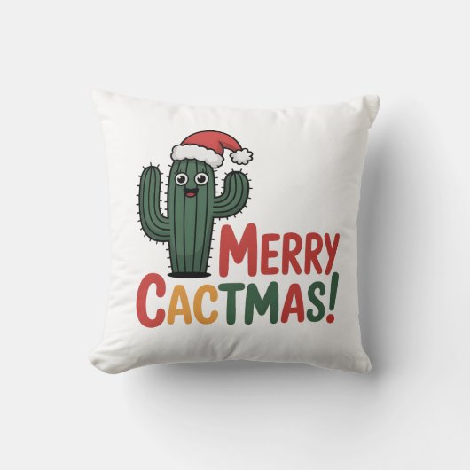 Merry Cactmas クッション (正面)