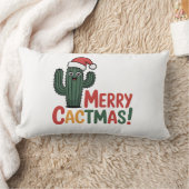 Merry Cactmas ランバークッション (ブランケット)