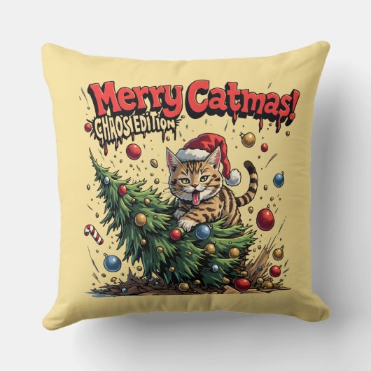 Merry Catmas – Chaos Edition クッション (裏面)