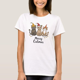 Merry Catmas Funny Cat Lover Tシャツ