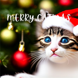 Merry Catmas Purrfect Christmas Card シーズンカード
