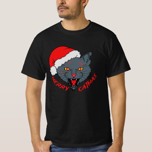 Merry Catmas Tシャツ (正面)