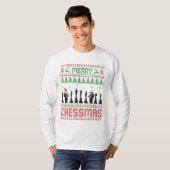 Merry Chessmas Funny Chess christmas Ugly Sweater Tシャツ (正面フル)