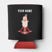 Merry Chillmas Zen Meditating Santa Holiday Can Co 缶クーラー (裏面)
