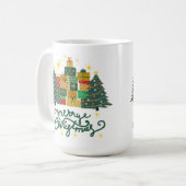 Merry Chrismas All coffee mug 15oz コーヒーマグカップ (正面左)
