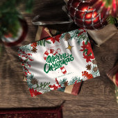 merry chrismas in u ポストカード