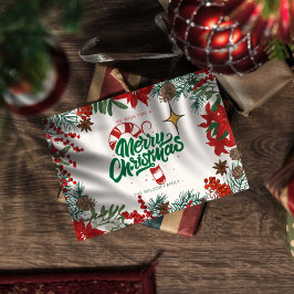 merry chrismas in u ポストカード