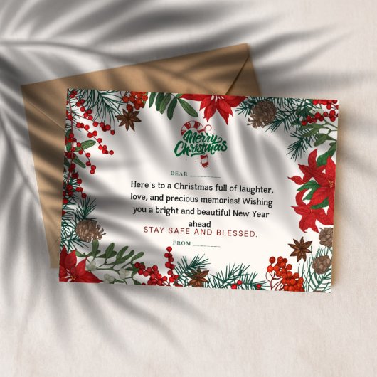 merry chrismas in u ポストカード