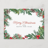 merry chrismas in u ポストカード (正面)