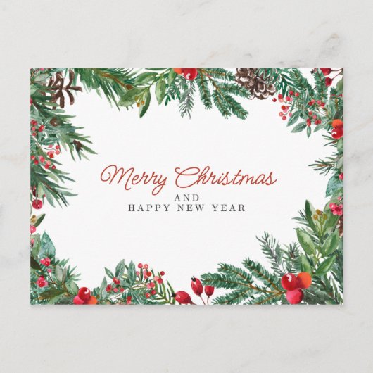 merry chrismas in u ポストカード (正面)