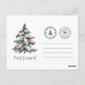 merry chrismas in u ポストカード (裏面)