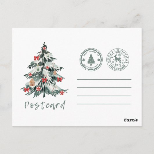 merry chrismas in u ポストカード (裏面)