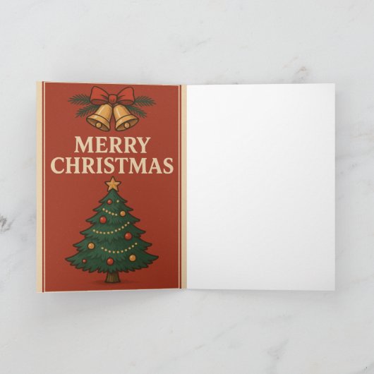 MERRY CHRISMAS INVITATION CARD カード (内部)