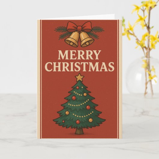MERRY CHRISMAS INVITATION CARD カード (黄色い花)