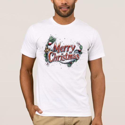 merry chrismes Noel Tシャツ (正面)