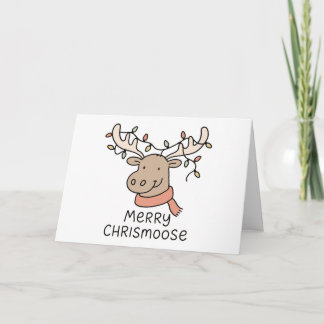 Merry Chrismoose - Funny Christmas Card シーズンカード