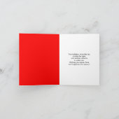 Merry Chrismukkah Santa Meets the Rabbi Funny カード (内部)